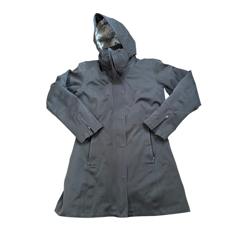 Patagonia H2No Insulated‎ Down Tres Parka Jacket Womens Medium Grey Waterproof
